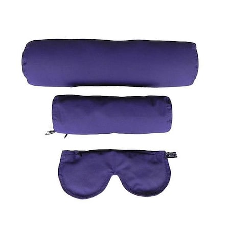 Peach Blossom Yoga Peach Blossom Yoga 11002 3 Piece Meditation Kit For Yoga - Violet 11002-A1